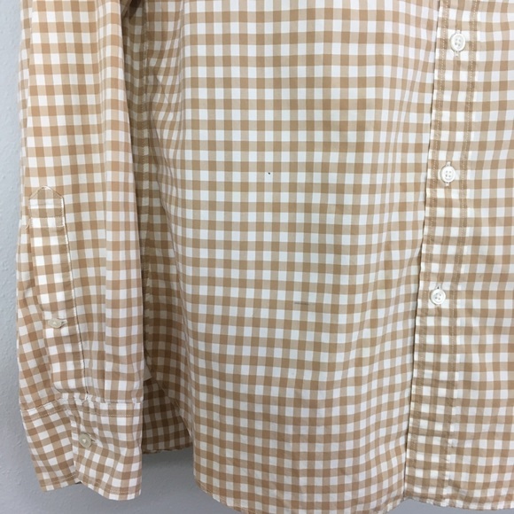 J Crew Secret Wash Button Down Shirt in Gingham L - Picture 4 of 8